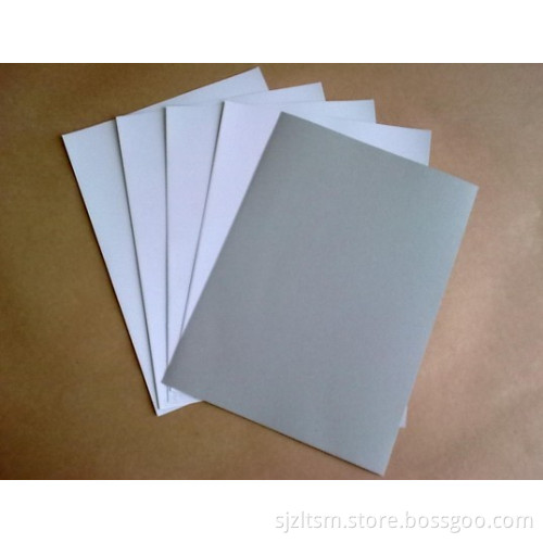 White Duplex Board with Grey Back